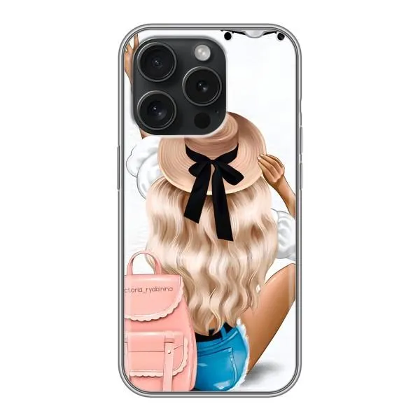 Чехол с принтом «Путешествие» для iPhone 15 Pro