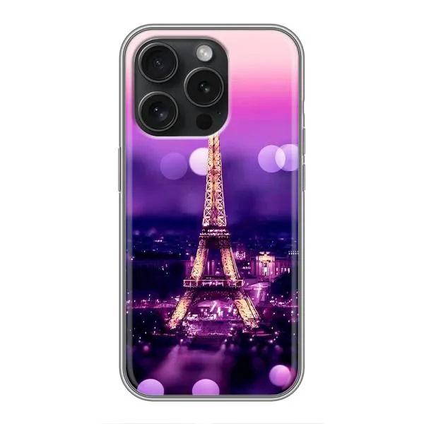 Чехол с принтом «Париж Башня» для iPhone 15 Pro