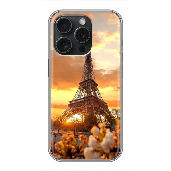 Чехол с принтом «Солнечная башня» для iPhone 15 Pro
