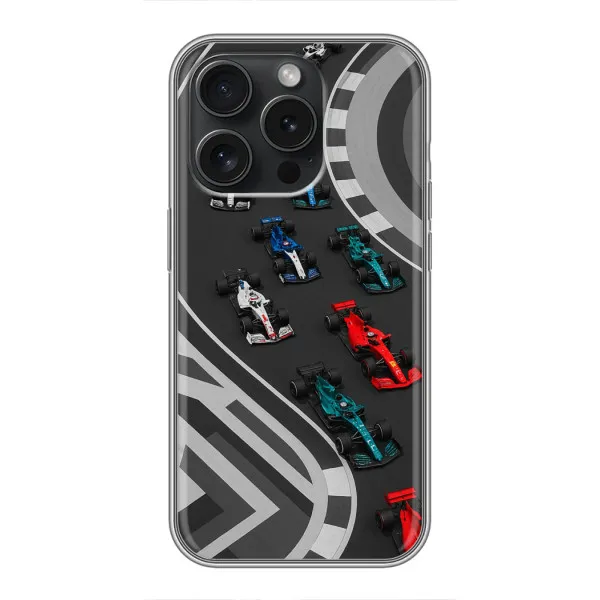 Чохол з принтом «Траса Ф1» для iPhone 15 Pro