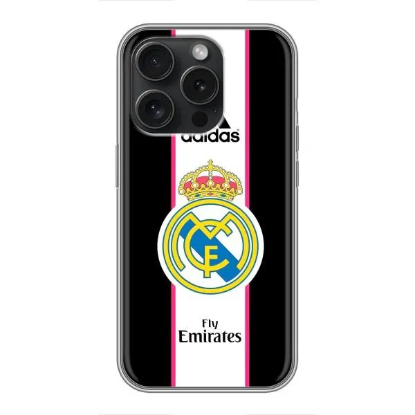 Чохол з принтом «лого Real Madrid» для iPhone 15 Pro Чохол з принтом «лого Real Madrid» для iPhone 15 Pro