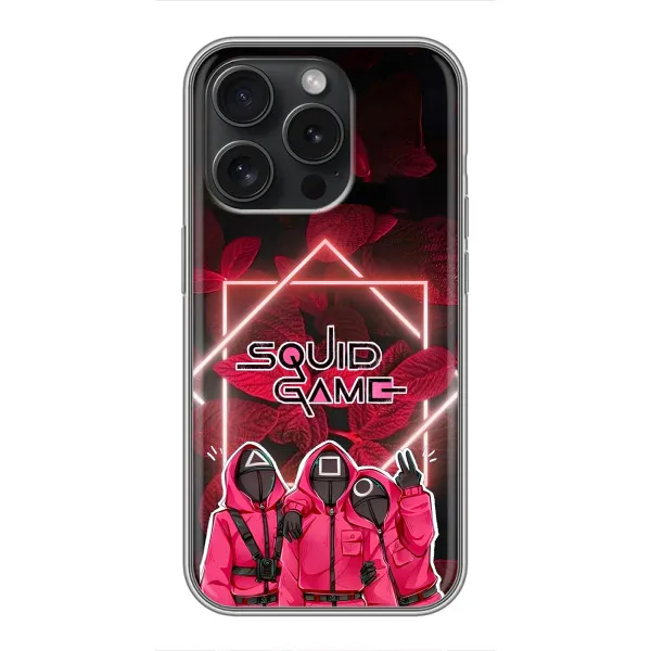 Чохол з принтом «Охоронці Гра кальмара» для iPhone 15 Pro
