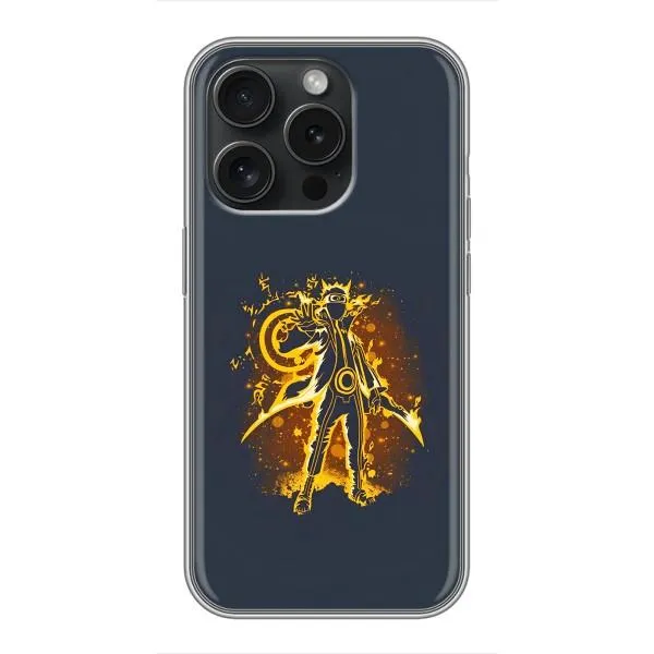 Чохол з принтом «золотий Наруто» для iPhone 15 Pro