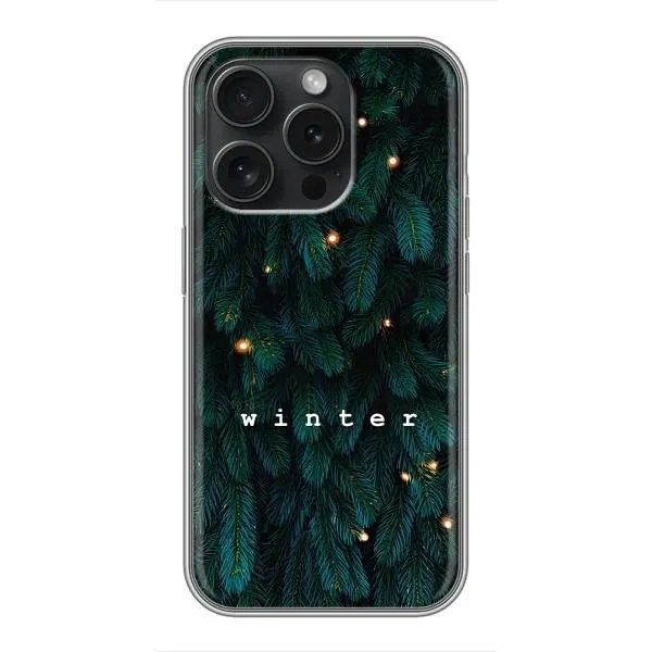 Чехол с принтом «Winter» для iPhone 15 Pro