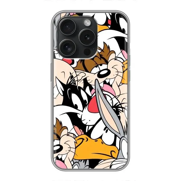 Чохол з принтом «Looney Tunes» для iPhone 15 Pro