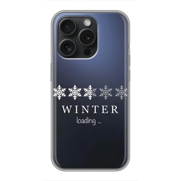 Чехол с принтом «Winter loading» для iPhone 15 Pro Чехол с принтом «Winter loading» для iPhone 15 Pro
