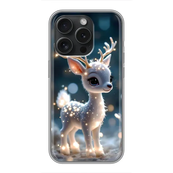 Чохол з принтом «Блискуче оленятко» для iPhone 15 Pro