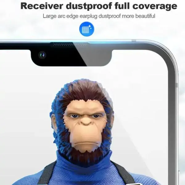 Защитное 2.5D стекло Blueo Corning Gorilla Glass для Apple iPhone 15 / 16 (6.1") — Черный — фото 3
