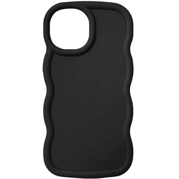 Чехол TPU Ripple для Apple iPhone 15 (6.1") — Черный — фото 1