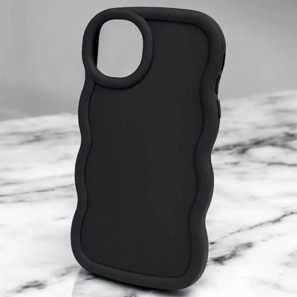 Чехол TPU Ripple для Apple iPhone 15 (6.1") — Черный — фото 2
