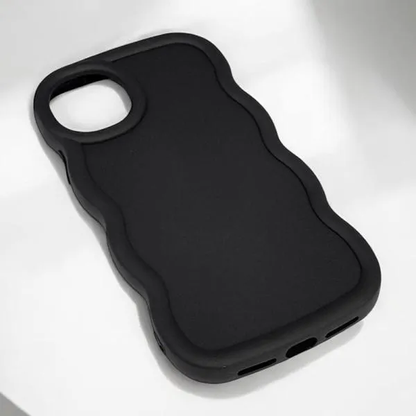Чехол TPU Ripple для Apple iPhone 15 (6.1") — Черный — фото 3