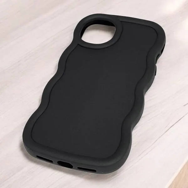 Чехол TPU Ripple для Apple iPhone 15 (6.1") — Черный — фото 4