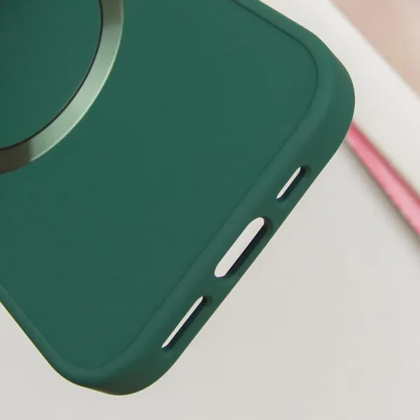 TPU чохол Bonbon Metal Style with Magnetic Fit для Apple iPhone 15 (6.1") — Зелений — фото 5 TPU чохол Bonbon Metal Style with Magnetic Fit для Apple iPhone 15 (6.1") — Зелений — фото 5