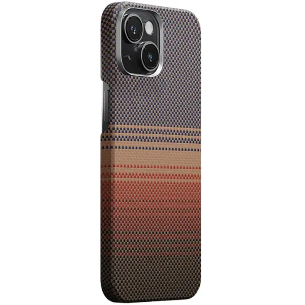 Чехол PC Carbon Protection Slim with Magnetic Fit для Apple iPhone 15 (6.1") — Красный — фото 1