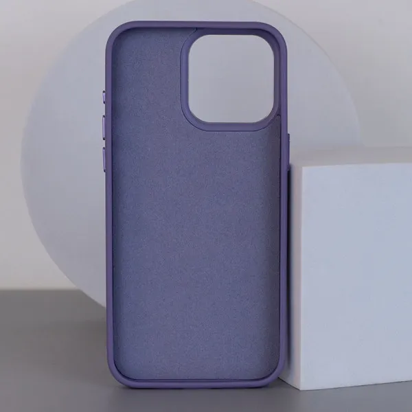 Шкіряний чохол Bonbon Leather Metal Style with Magnetic Fit для Apple iPhone 15 (6.1") — Сірий — фото 2