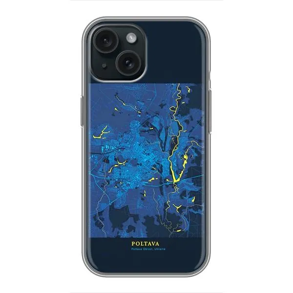 Чехол с принтом «Полтава» для iPhone 15