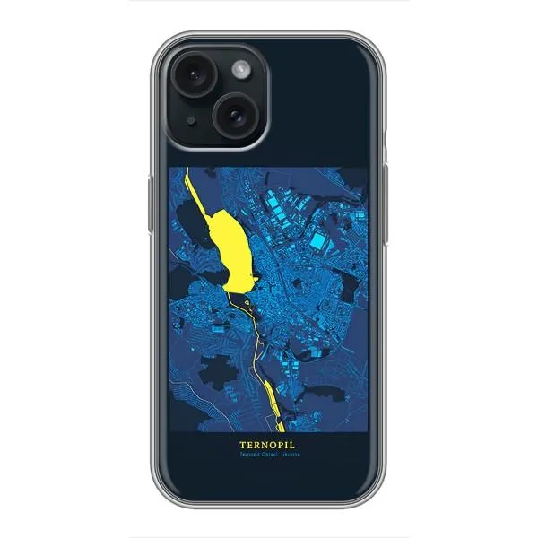 Чехол с принтом «Тернополь» для iPhone 15