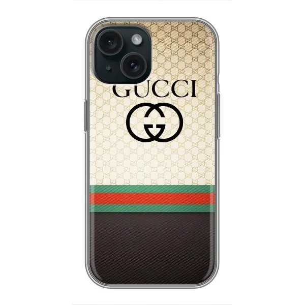 Чехол с принтом «GUCCI стиль» для iPhone 15 Чехол с принтом «GUCCI стиль» для iPhone 15