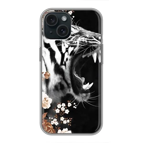 Чохол з принтом «Стильний ТИГР» для iPhone 15