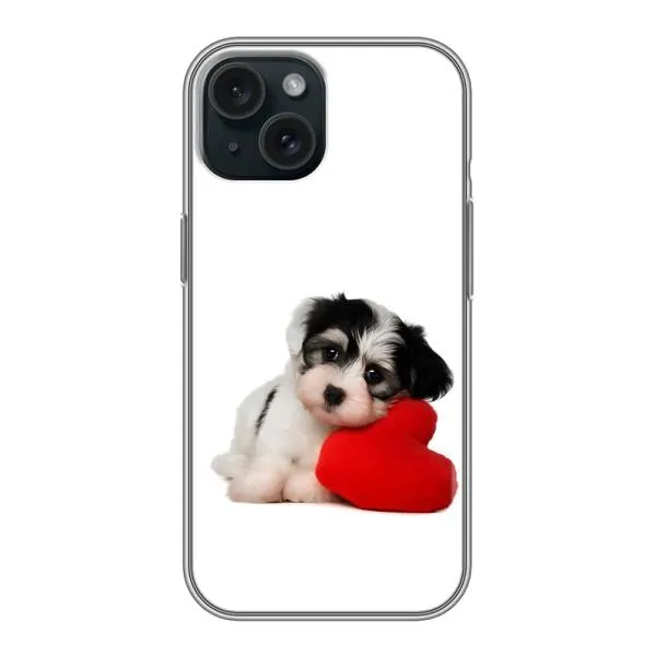 Чохол з принтом «Песик» для iPhone 15