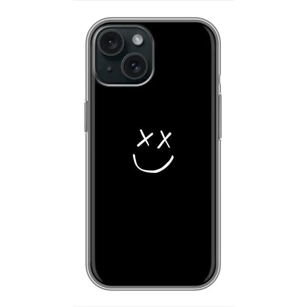 Чехол с принтом «Смайл» для iPhone 15