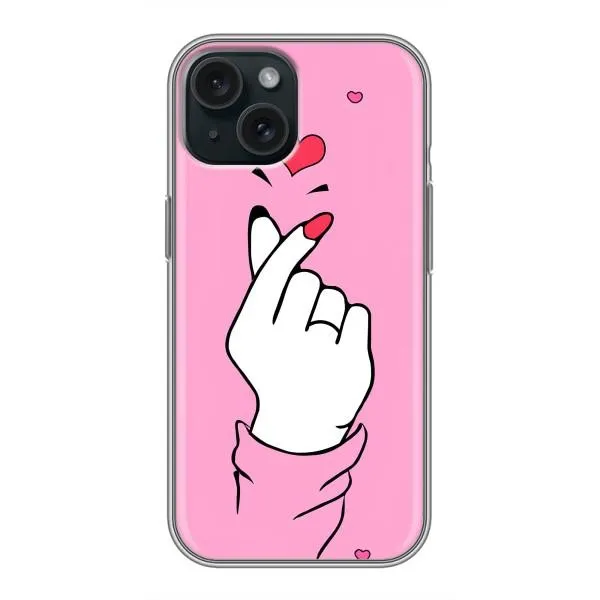 Чохол з принтом «Знак Love» для iPhone 15