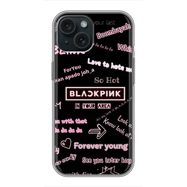 Чехол с принтом «BLACKPINK» для iPhone 15