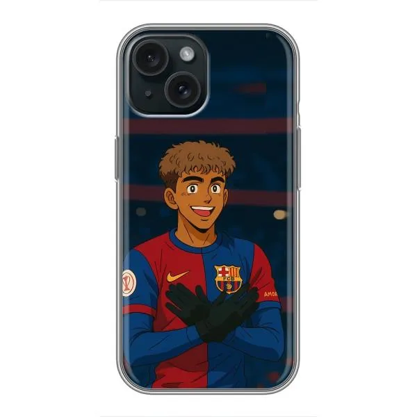 Чохол з принтом «Футболіст Ямаль» для iPhone 15