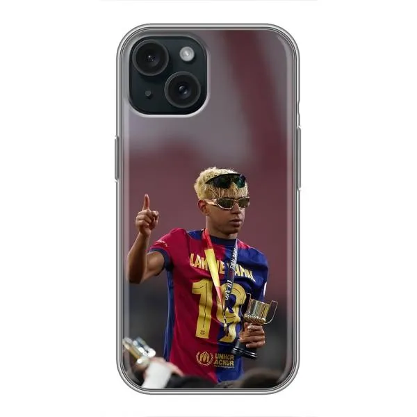 Чохол з принтом «Lamine Yamal» для iPhone 15