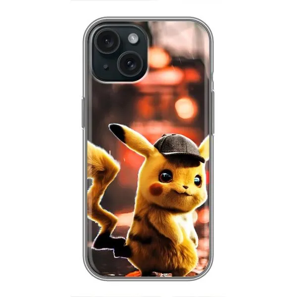 Чохол з принтом «Милий Пікачу» для iPhone 15