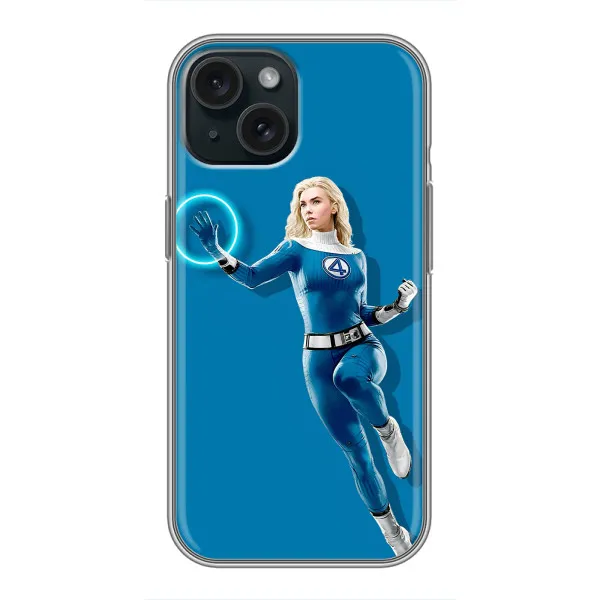Чехол с принтом «Сью Сторм полет» для iPhone 15