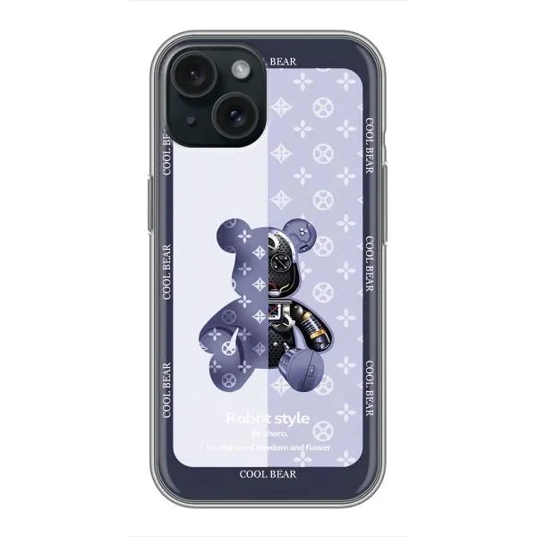 Чехол с принтом «Медвежонок LV» для iPhone 15 Чехол с принтом «Медвежонок LV» для iPhone 15