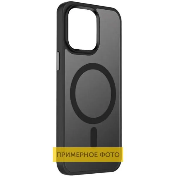 TPU+PC чехол Metal Buttons with MagSafe Colorful для Apple iPhone 16 Plus (6.7") — Черный — фото 3 TPU+PC чехол Metal Buttons with MagSafe Colorful для Apple iPhone 16 Plus (6.7") — Черный — фото 3