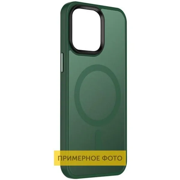TPU+PC чехол Metal Buttons with MagSafe Colorful для Apple iPhone 16 Plus (6.7") — Зеленый — фото 2 TPU+PC чехол Metal Buttons with MagSafe Colorful для Apple iPhone 16 Plus (6.7") — Зеленый — фото 2