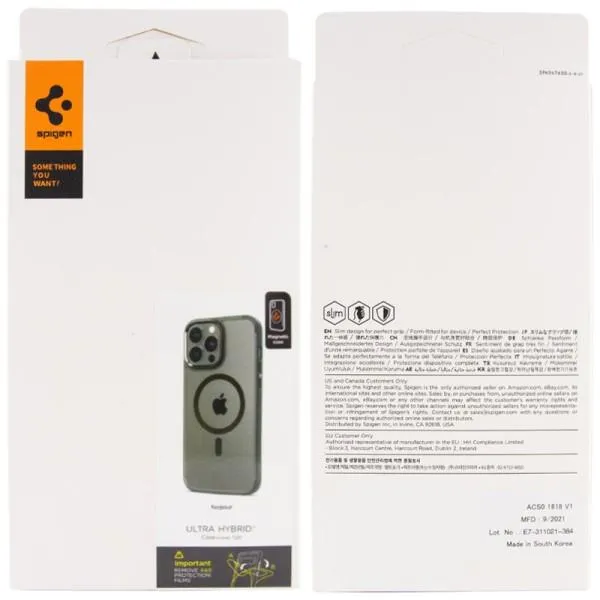 Чохол SGP Ultra Hybrid Mag для Apple iPhone 16 Plus (6.7") — Чорний — фото 3