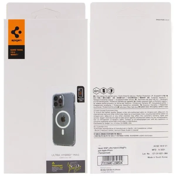 Чехол SGP Ultra Hybrid (MagFit) для Apple iPhone 16 Plus (6.7") — Прозрачный — фото 3