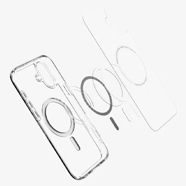 Чехол SGP Ultra Hybrid (MagFit) для Apple iPhone 16 Plus (6.7") — Прозрачный — фото 5