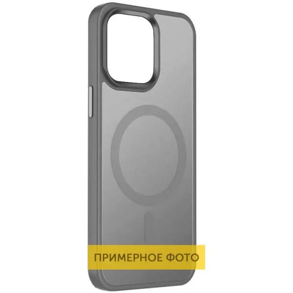 TPU+PC чехол Metal Buttons with MagSafe Colorful для Apple iPhone 16 Plus (6.7") — Серый — фото 1 TPU+PC чехол Metal Buttons with MagSafe Colorful для Apple iPhone 16 Plus (6.7") — Серый — фото 1