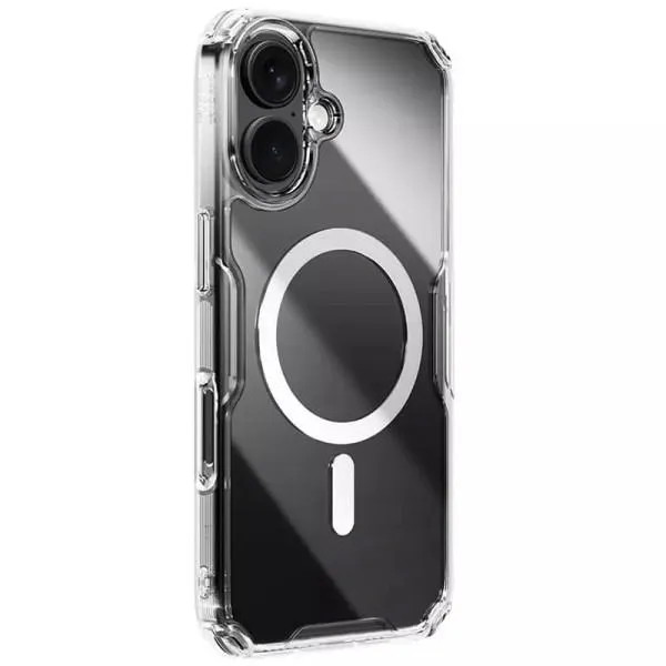 TPU чехол Nillkin Nature Pro Magnetic для Apple iPhone 16 Plus (6.7") — Прозрачный — фото 1