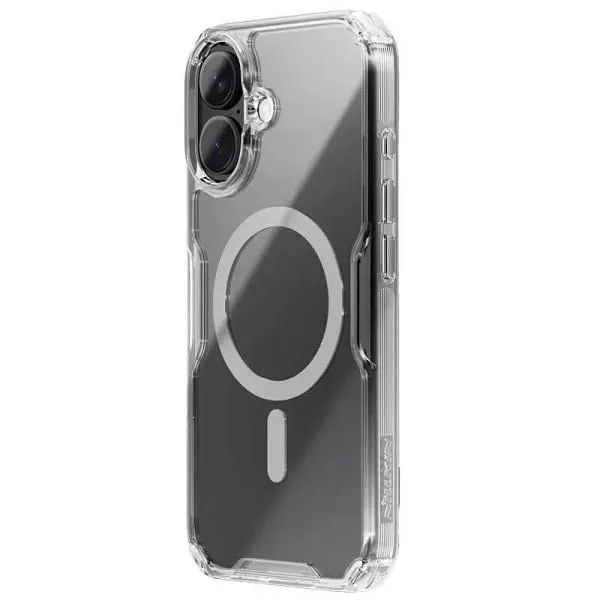 TPU чехол Nillkin Nature Pro Magnetic для Apple iPhone 16 Plus (6.7") — Прозрачный — фото 3
