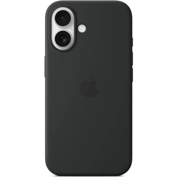 Чохол Silicone case (AAA) with Magsafe and Animation для Apple iPhone 16 Plus (6.7") — Чорний — фото 2