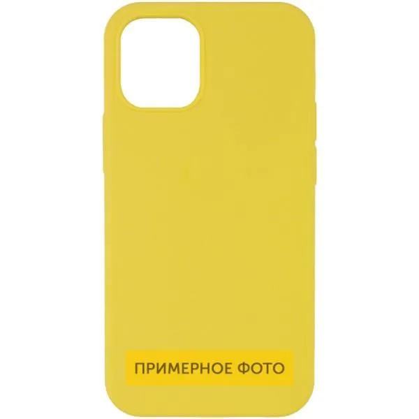 Чехол Silk Full Protective (AA) NO LOGO для Apple iPhone 16 Plus (6.7") — Желтый — фото 1