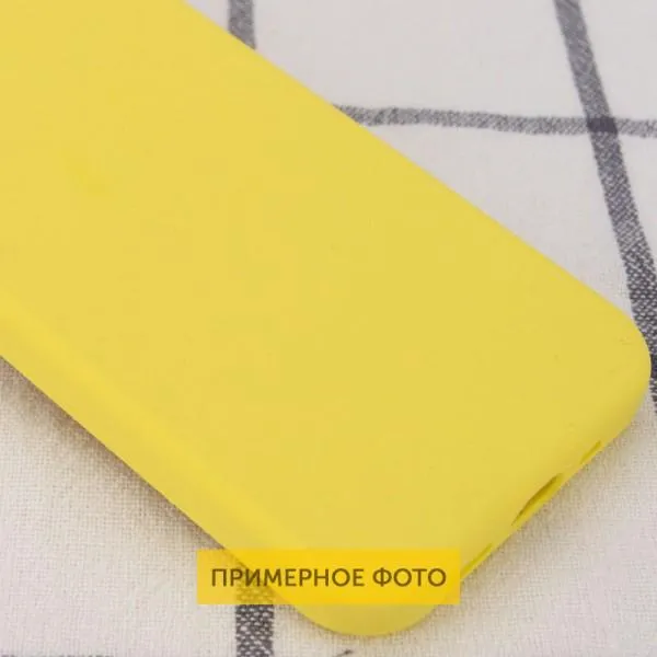 Чехол Silk Full Protective (AA) NO LOGO для Apple iPhone 16 Plus (6.7") — Желтый — фото 2