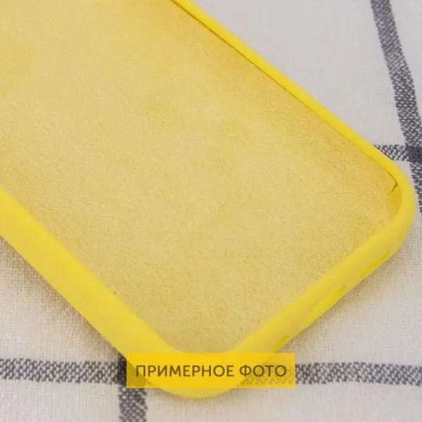 Чехол Silk Full Protective (AA) NO LOGO для Apple iPhone 16 Plus (6.7") — Желтый — фото 3