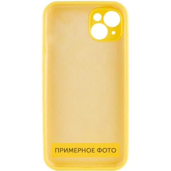 Чехол Silk Full Protective (AA) NO LOGO для Apple iPhone 16 Plus (6.7") — Желтый — фото 4