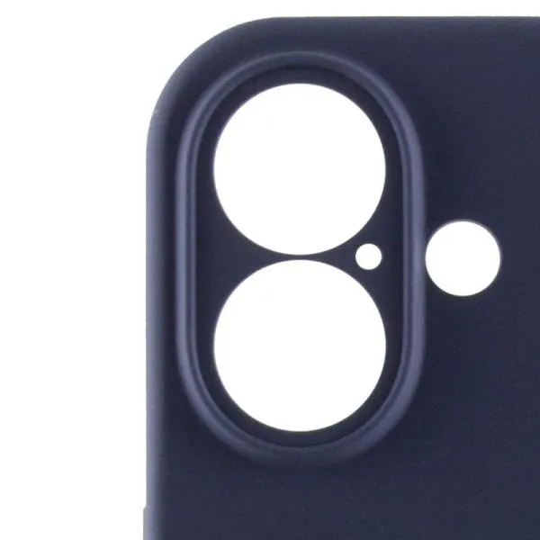 Чохол Silicone Case Full Camera Protective (AA) для Apple iPhone 16 Plus (6.7") — Темно-синій — фото 4