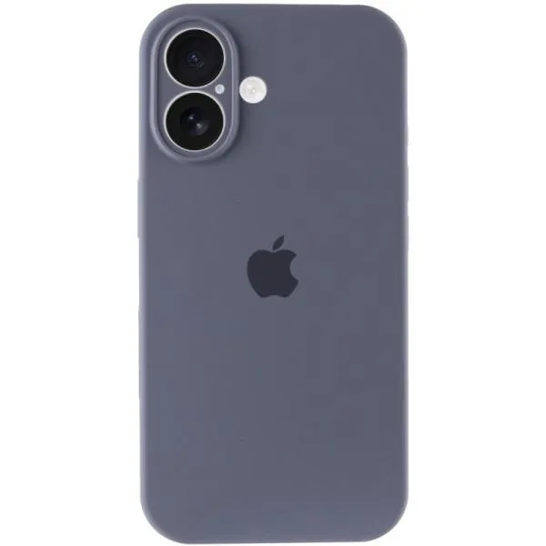 Чохол Silicone Case Full Camera Protective (AA) для Apple iPhone 16 Plus (6.7") — Сірий — фото 4
