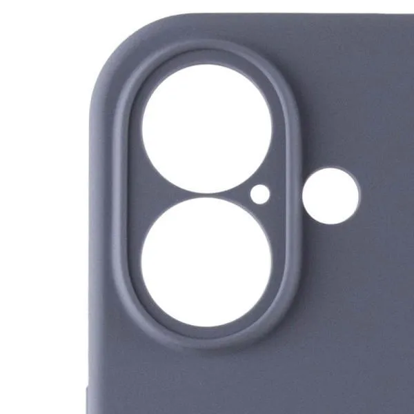 Чохол Silicone Case Full Camera Protective (AA) для Apple iPhone 16 Plus (6.7") — Сірий — фото 5