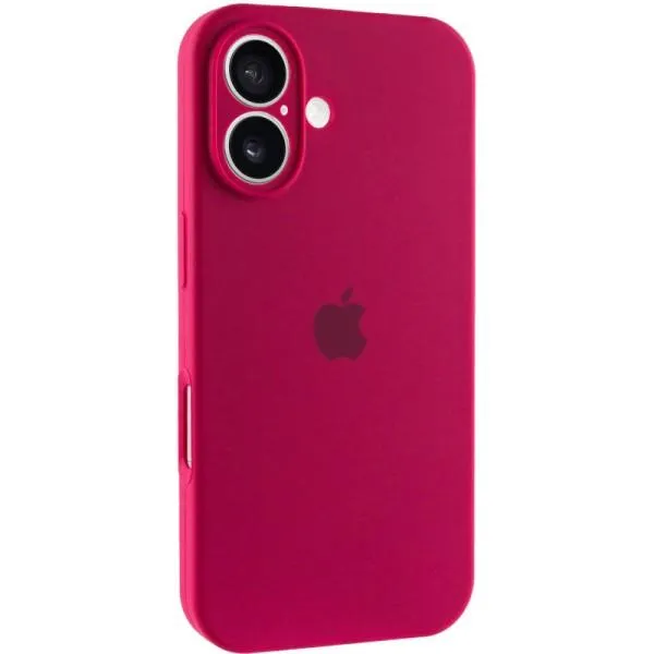 Чохол Silicone Case Full Camera Protective (AA) для Apple iPhone 16 Plus (6.7") — Червоний — фото 1 Чохол Silicone Case Full Camera Protective (AA) для Apple iPhone 16 Plus (6.7") — Червоний — фото 1