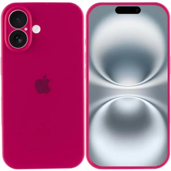 Чохол Silicone Case Full Camera Protective (AA) для Apple iPhone 16 Plus (6.7") — Червоний — фото 2 Чохол Silicone Case Full Camera Protective (AA) для Apple iPhone 16 Plus (6.7") — Червоний — фото 2